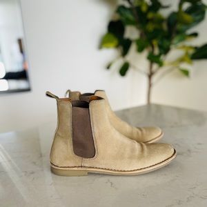 Crevo Blake Suede Tan chelsea boot